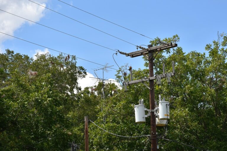 power pole, electric transformer, pole mounted electric transformer, electricity, electric transmission